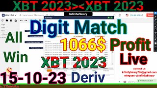 Celebrity Deriv No Loss Digit Match Bot || Binary.com || Binary Bot || 15-10-23 Net Worth