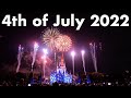 Magic Kingdom 4th of July Fireworks in 4K | Disney Celebrate America 4th of July Concert in the Sky