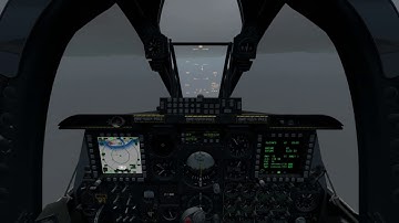 DCS a-10c ILS landing full