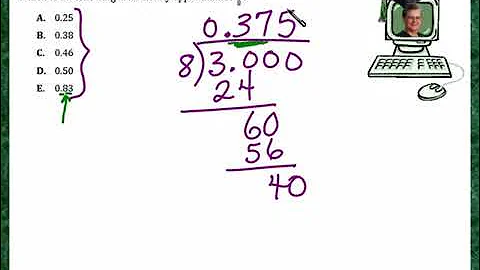 Praxis Application DEC005  Comparing decimal numbers & fractions
