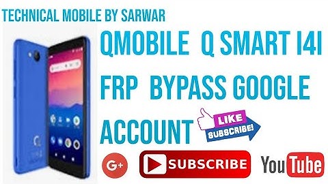 QMobile Q Smart i4i Google account bypass FRP unlock No APK download