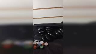 Resenha: Kit Bolsa Térmica+ 15 Pedra Quente Vulcânica Massagem Chakra 220