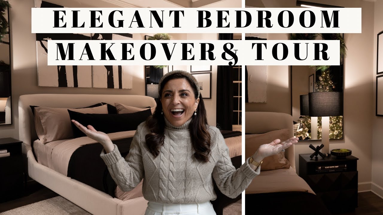 Elegant & Modern Bedroom Makeover & tour! - YouTube