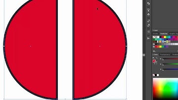 Semicircle shape - Adobe Illustrator tutorial. Method nr 1. Quick and easy way to draw basic shape