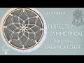 Perfectly Symmetrical 8-Section Dreamcatcher on a 30 cm Hoop | Step-by-Step Tutorial for Beginners