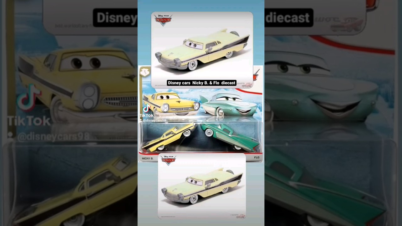 disney cars Nicky B. & Flo diecast  2020 