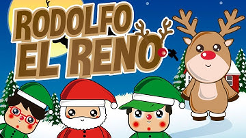 El Reno Rodolfo | Canción popular navideña | Villancico para niñas y niños
