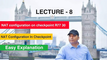 NAT configuration on checkpoint R77 30 | NAT configuration in checkpoint Firewall [ Hindi ] | Cisco