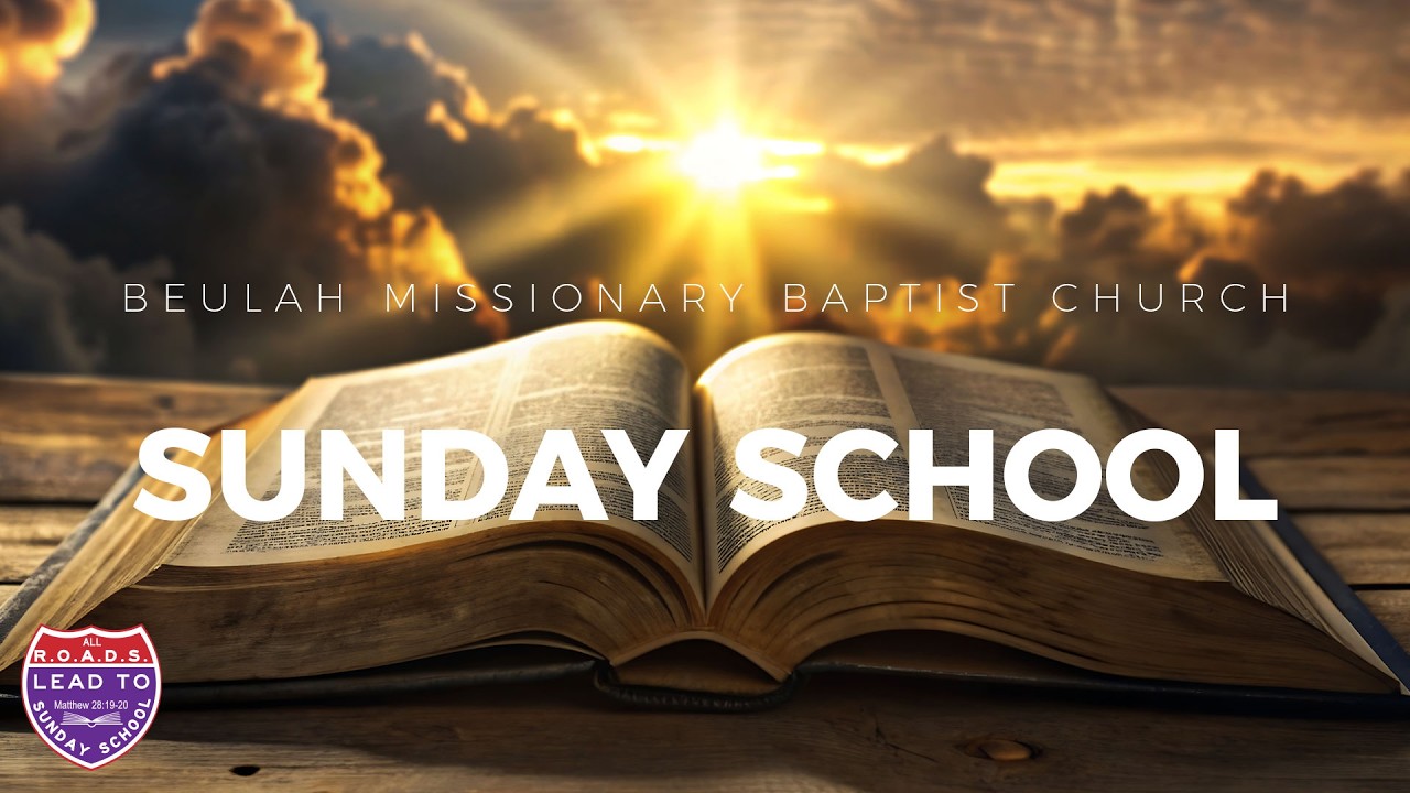 "A Well-Earned Rest" – Sunday School –May 24, 2026