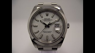 Rolex Datejust 41 126300 4K Watch Review
