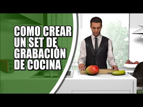 Video: Cómo construir una cocina de TV Studio para un blog de receta de video