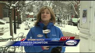 Hazardous morning commute during early spring snowstorm