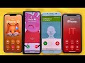 Incoming Call Samsung Z Fold, iPhone 11, Samsung A7, iPhone 13
