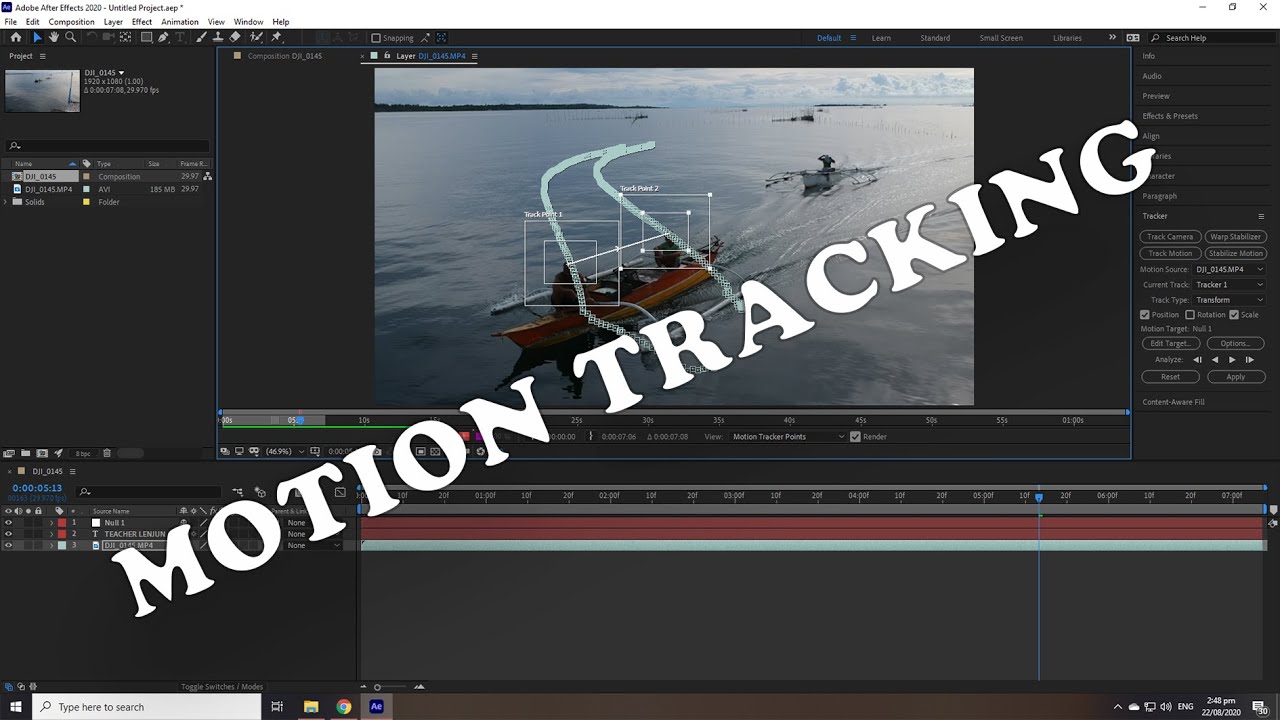 MOTION TRACKING in After Effects | 2022 TUTORIAL - YouTube