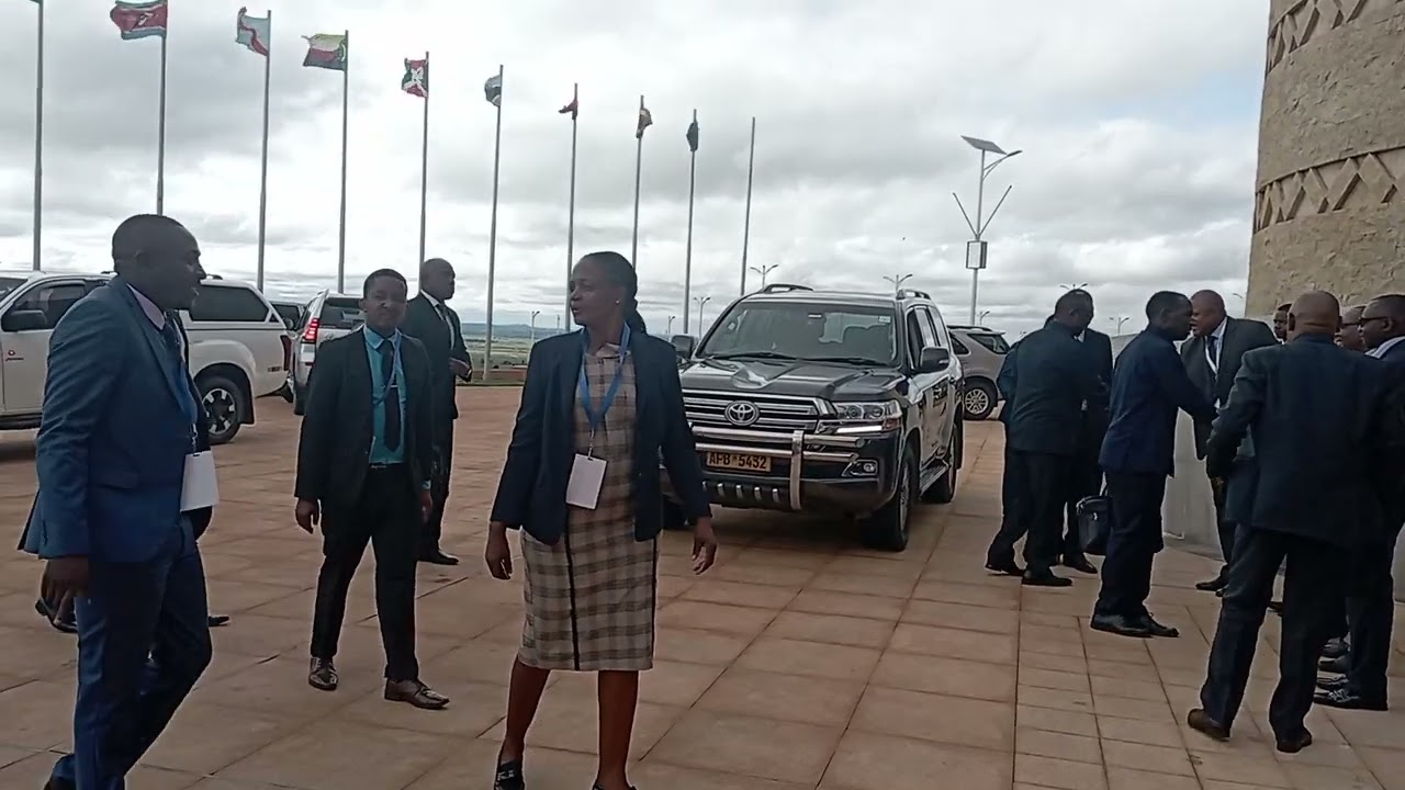 Delegates arriving at New Parliament Building Zimbabwe DRC issue main agenda