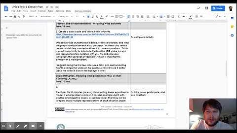 Unit 3 Task 5 Lesson Plan - Google Docs