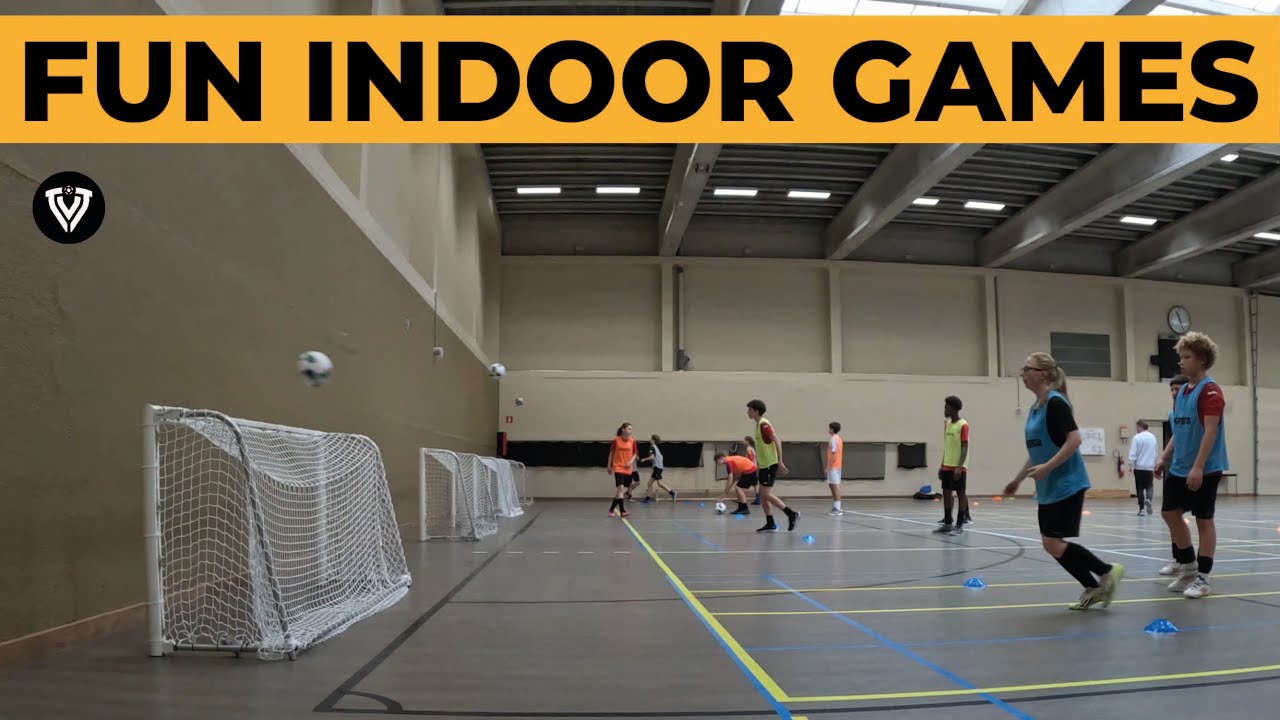 Fun Indoor Games Soccer Exercises Football Drills YouTube