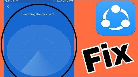 SHAREit Not Working || SHAREit Not sending Problem || Not connected || Scanning Problem Solve