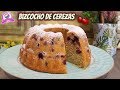 Bizcocho de cerezas 🍒 super esponjoso y fácil |  ¡Postre ligero e increíblemente delicioso!