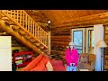 900 Sq. Ft. Amish Log Cabins Interior Walk Through Part 2