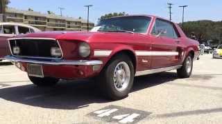 Here is a nice classic 1968 ford mustang gt california special. made
4,118 special cars, and they are very valuable today. the cal...