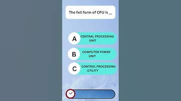 ⚙️💻 “Do You Know the Full Form of CPU? 🤔 | Computer GK for Kids!”