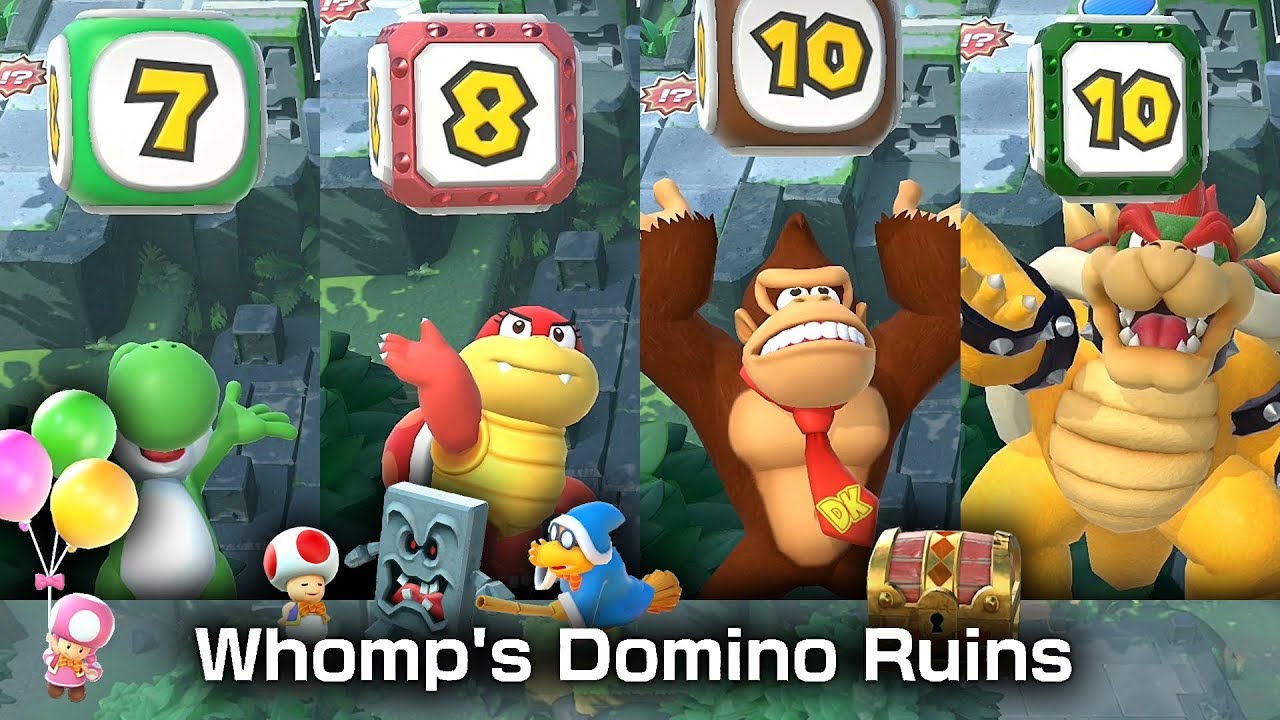 Super Mario Party Whomp's Domino Ruins 20 Turns #3