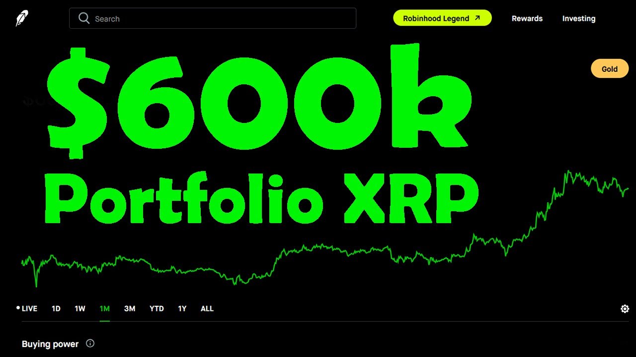 Robinhood Crypto for Beginners In 2025 - $600k XRP Portfolio Swing Trading!  - YouTube