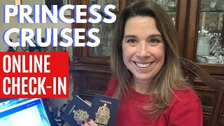 Princess Cruises ONLINE CHECK-IN - Getting Ocean Ready for my Princess Cruise