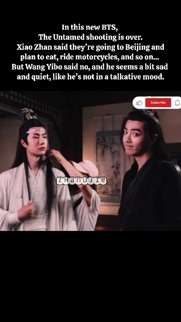 250714 New unseen BTS from The Untamed: Xiao Zhan talks about their plans after filming ends.#bjyx