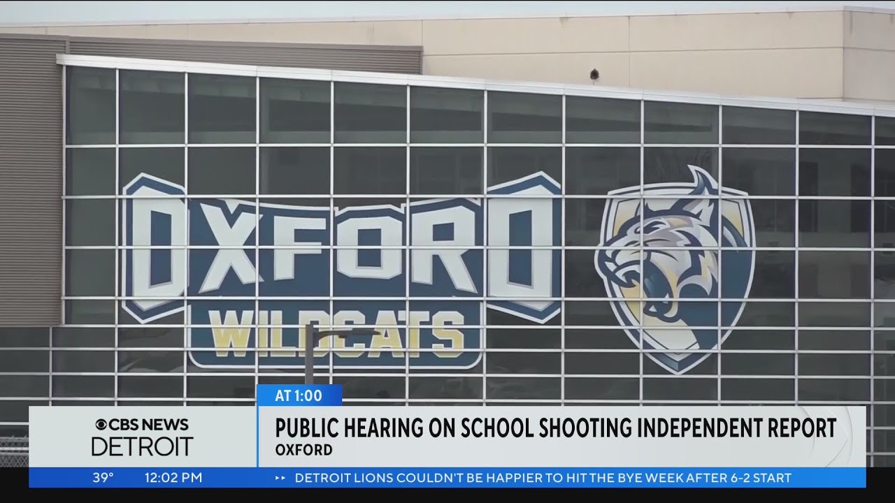 Public meeting held for Oxford High School shooting report - YouTube