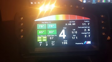 Dashboard M6 GT3