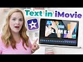How to Add Text and Titles in iMovie
