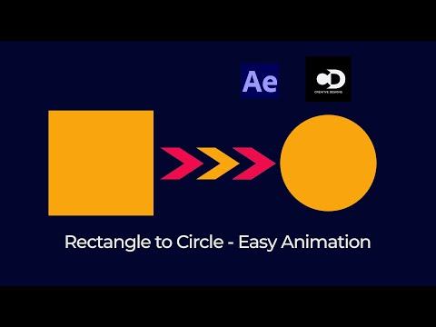 Animate a Shape from Square to Circle in After Effects | Easy Motion Tutorial