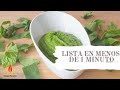 Cómo hacer SALSA PESTO de espinacas y anacardos en MENOS DE 1 MINUTO🍵