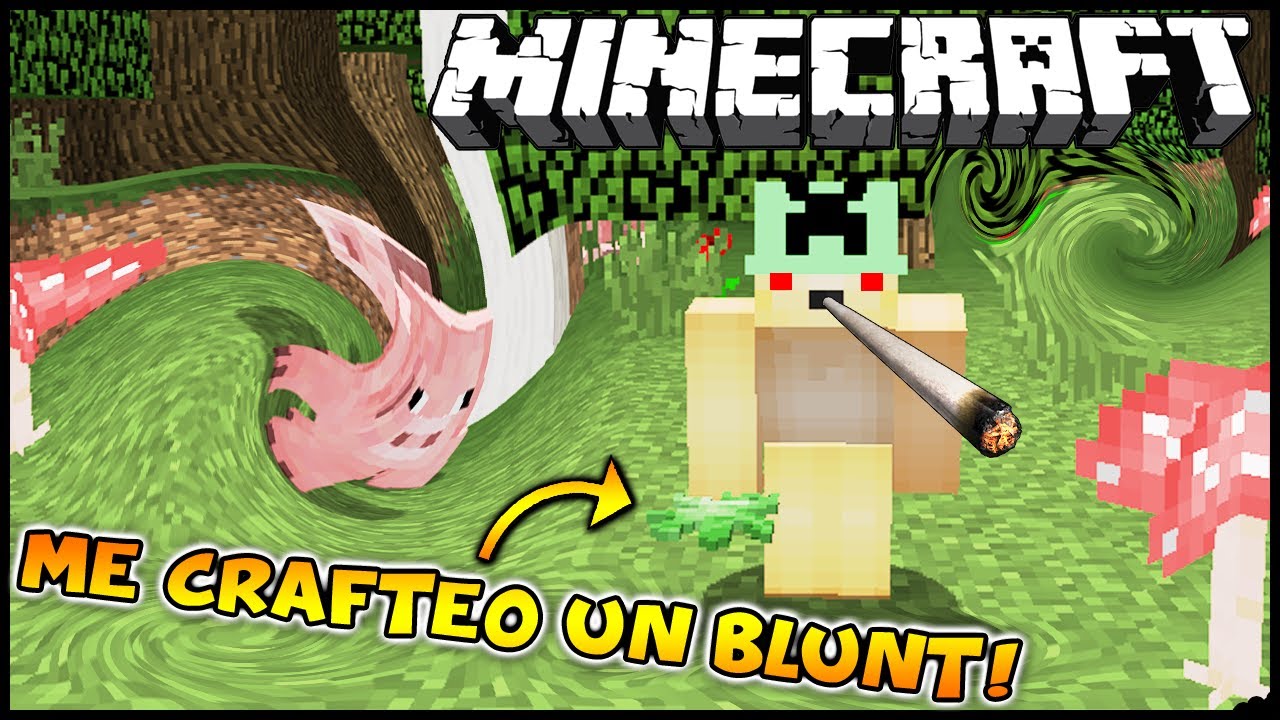 Marihuana 🚬 Alcohol 🍺 LSD 🃏 Alucinógenos 🍄 Pastillas 💊 | Minecraft  Mini Mod [1.14.4 / 1.15.2] 💉