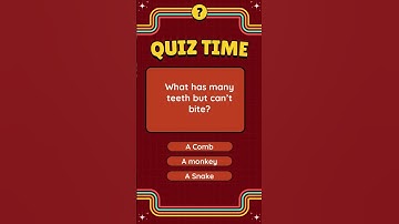 What has many teeth but can