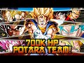 Over 700k HP?! The Potara Team Is BUSTED! No Item Run LGE! | Dragon Ball Z: Dokkan Battle