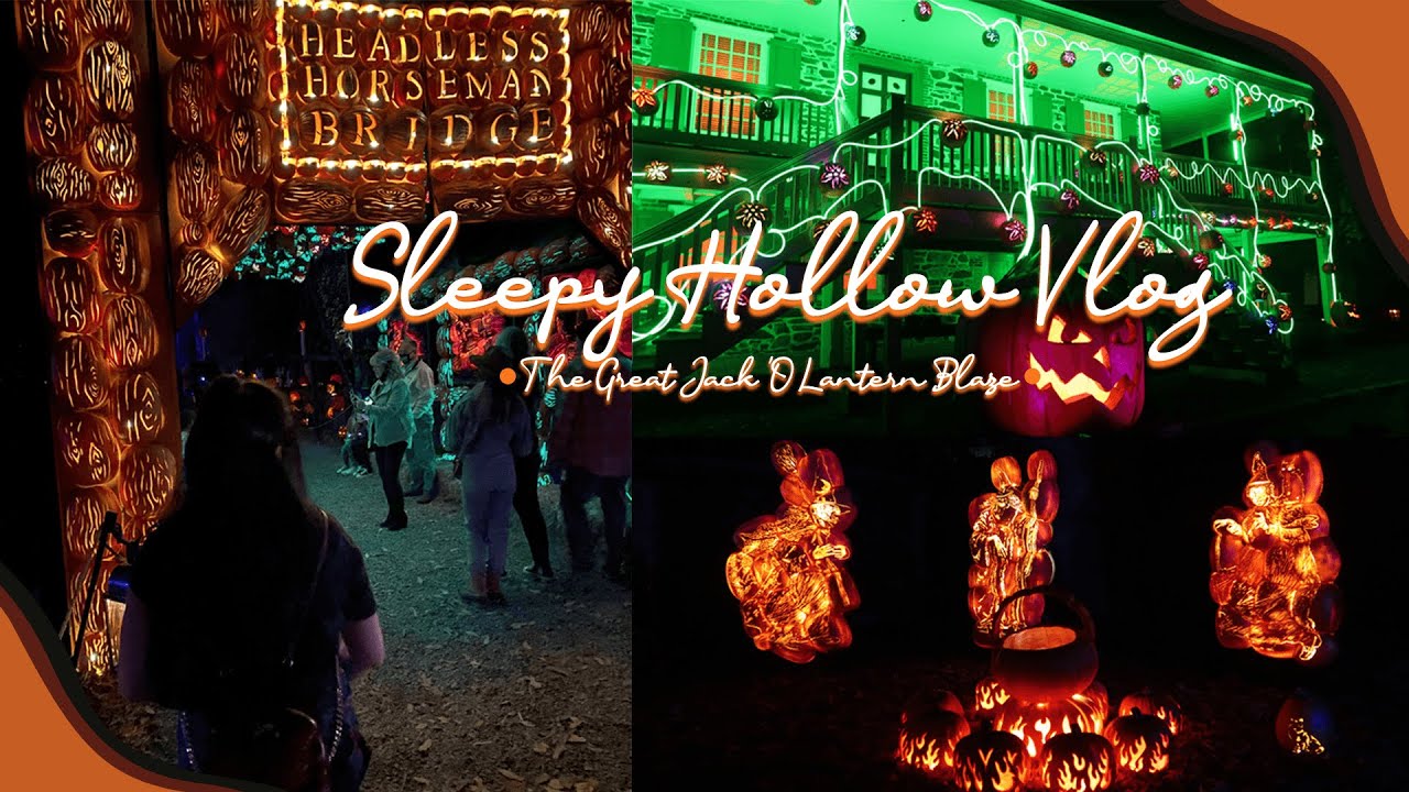 Halloween Vlog Thrifting in Sleepy Hollow & The Great Jack O Lantern