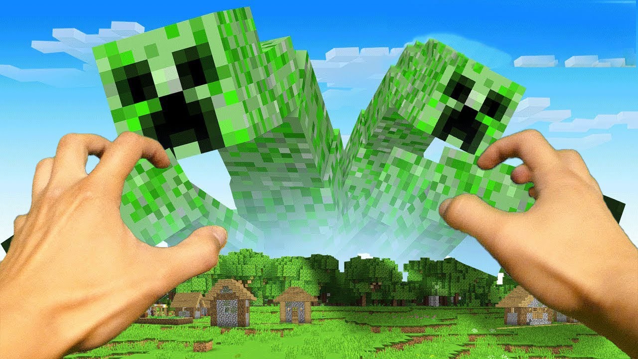 Creeper+Pig! REAL LIFE IN MINECRAFT! REALISTIC