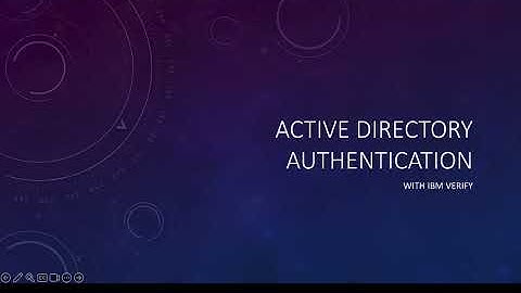 Active Directory to IBM Verify Authentication