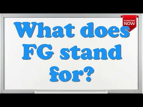 What Is The Full Form Of Fg Youtube