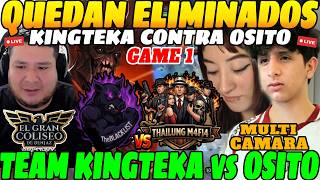 😲Quedan ELIMINADOS del TORNEO, KINGTEKA vs OSITO! Team KINGTEKA vs Team OSITO GAME 1, Día 3 COLISEO😲