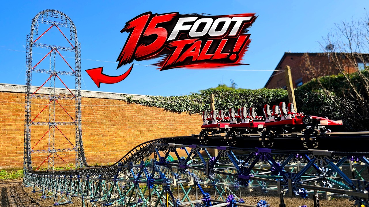 Building Europe’s Tallest Coaster… in K’NEX