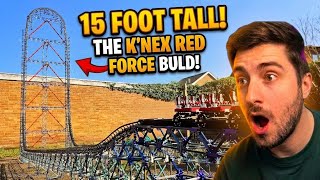 I Built A 15-Foot Knex Roller Coaster Its Huge