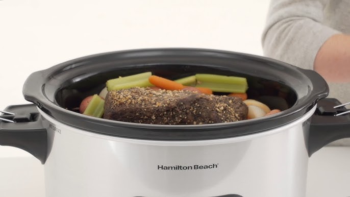 Hamilton Beach® Stay or Go® 6 Quart Slow Cooker Serves 7 Plus Silver &  Reviews