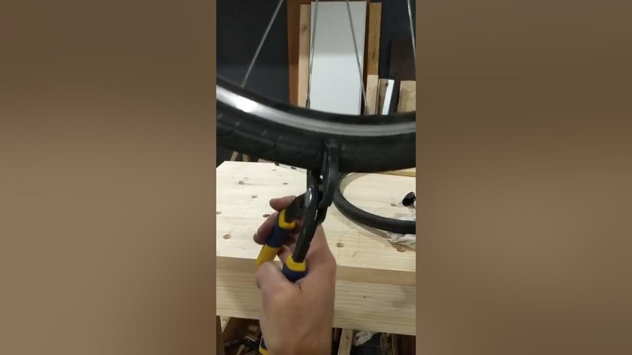 How to remove airless bike tires without damaging them YouTube