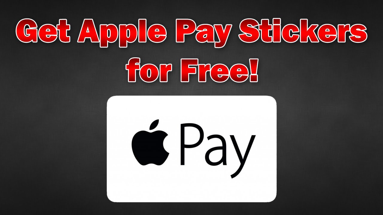 How to Get Genuine Apple Pay Store Stickers/Decals for Free from Apple