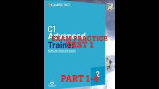 2020 CAMBRIDGE C1 ADVANCED TRAINER 2 - LISTENING EXAM PRACTICE Test 1: Part 1-4 @alicenglish92 CAE