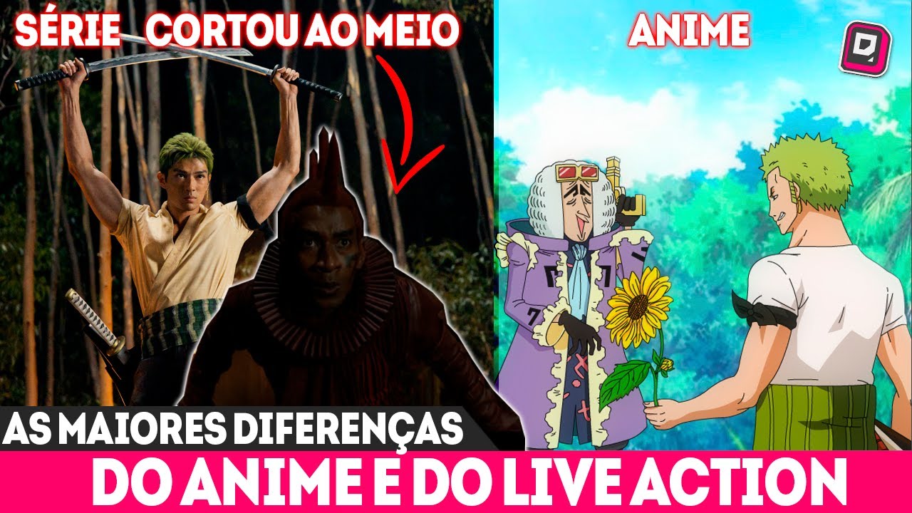 One Piece: Diferenças Live-Action vs. Anime - Crunchyroll Notícias